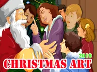 Christmas Art 2019 Puzzle image