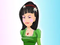 Asian Girl Dress Up image