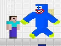NOOB VS BLUE MONSTER GAME image